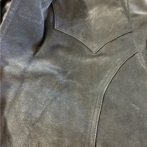 Ranchwear Men's Double Button Suede Blazer - Charcoal Size 44 - Picture 12 of 15